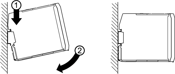 Montage auf Hutschiene