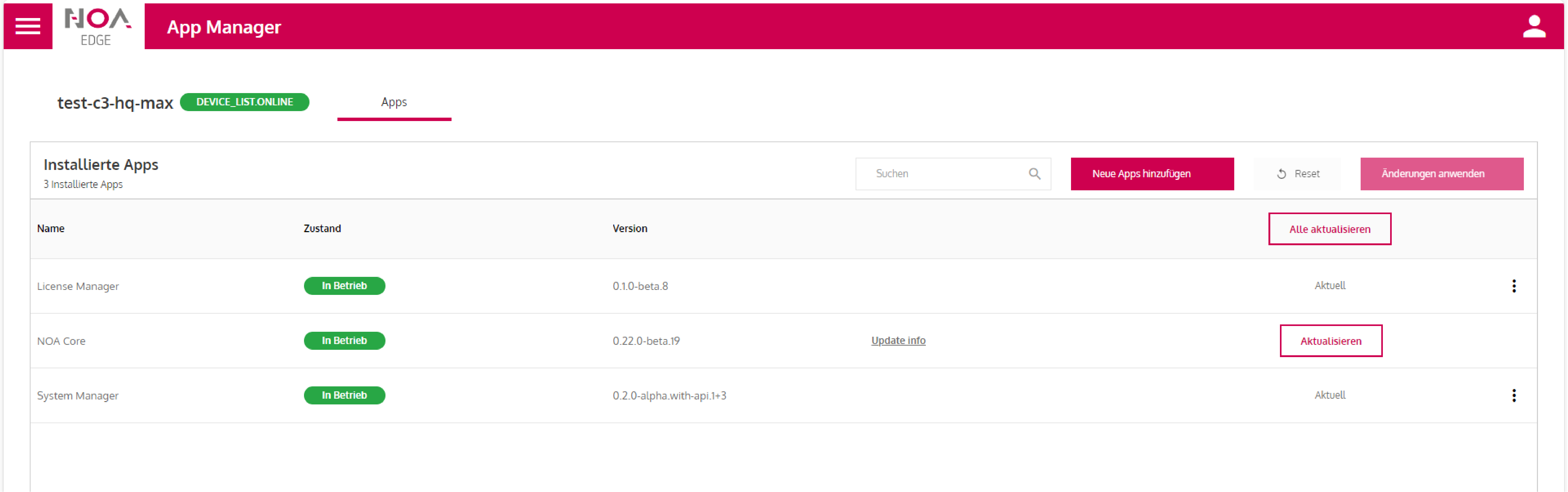 App Manager - Installed apps
