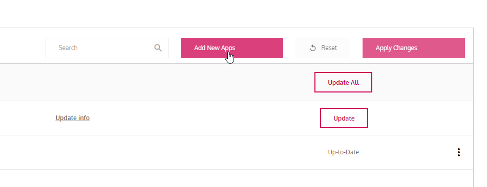 App Katalog aufrufen