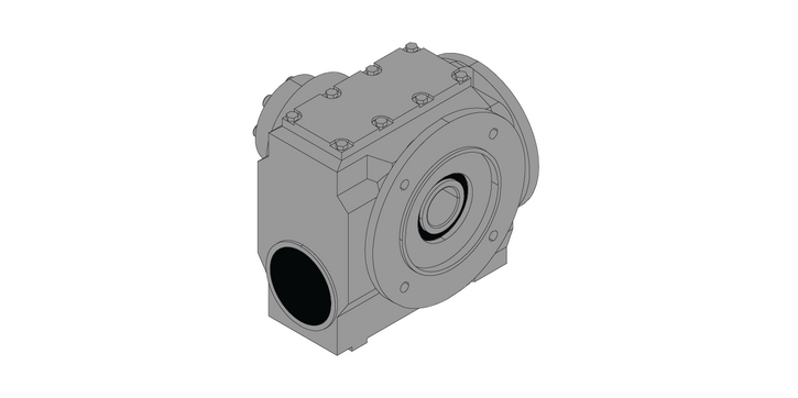 Flange-mounted version
