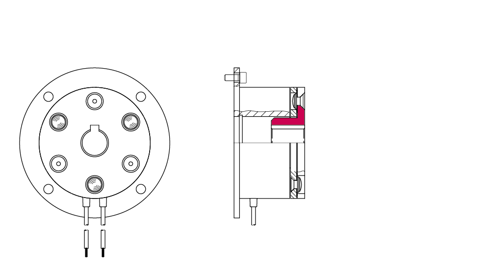 Keb bremsen kupplungen combinorm b nabenhals magneten