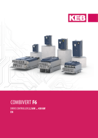 Catalogue of the Drive Controller COMBIVERT F6, manufactured and destributed by KEB Automation