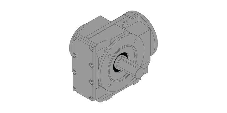 Flange-mounted version