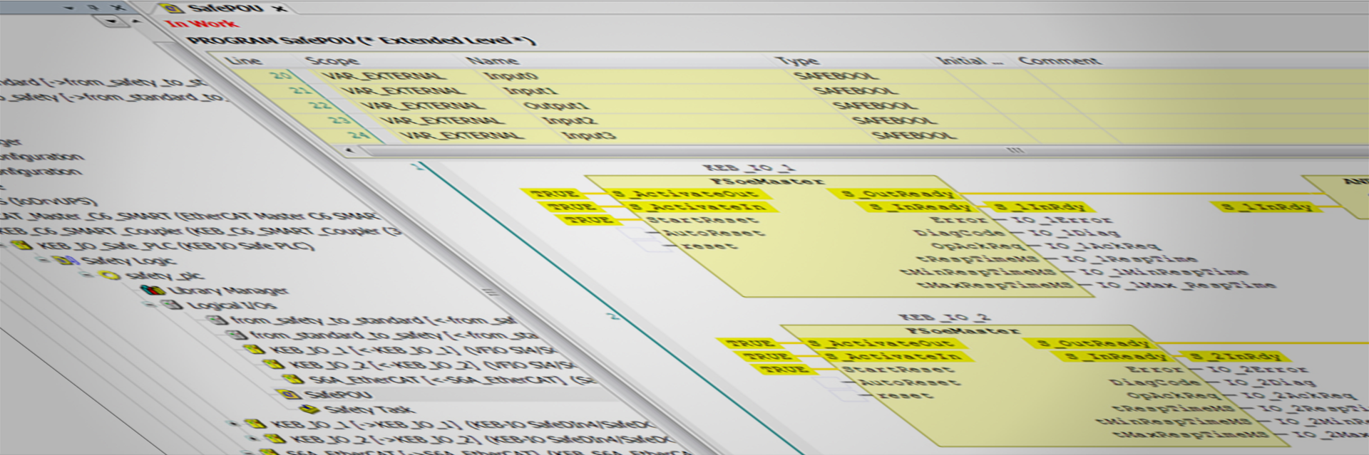 Screenshot des Software Tools COMBIVIS studio 6