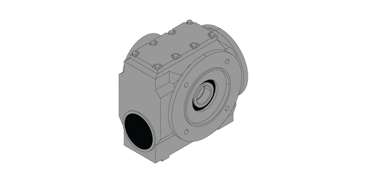 Flange-mounted version