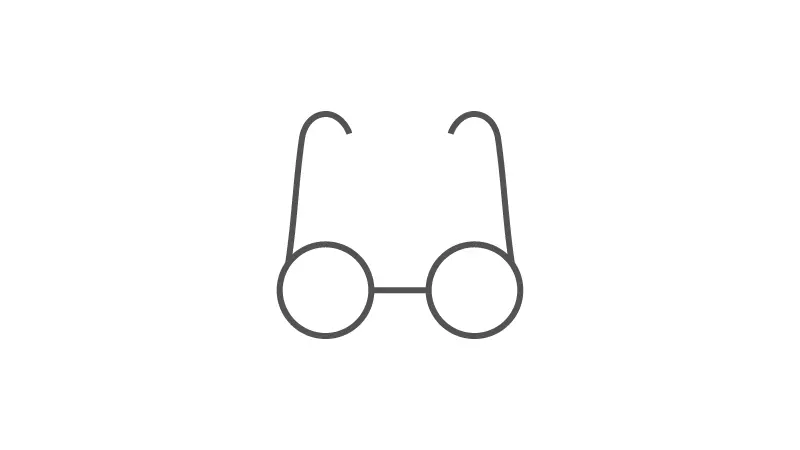 Icon für Brille