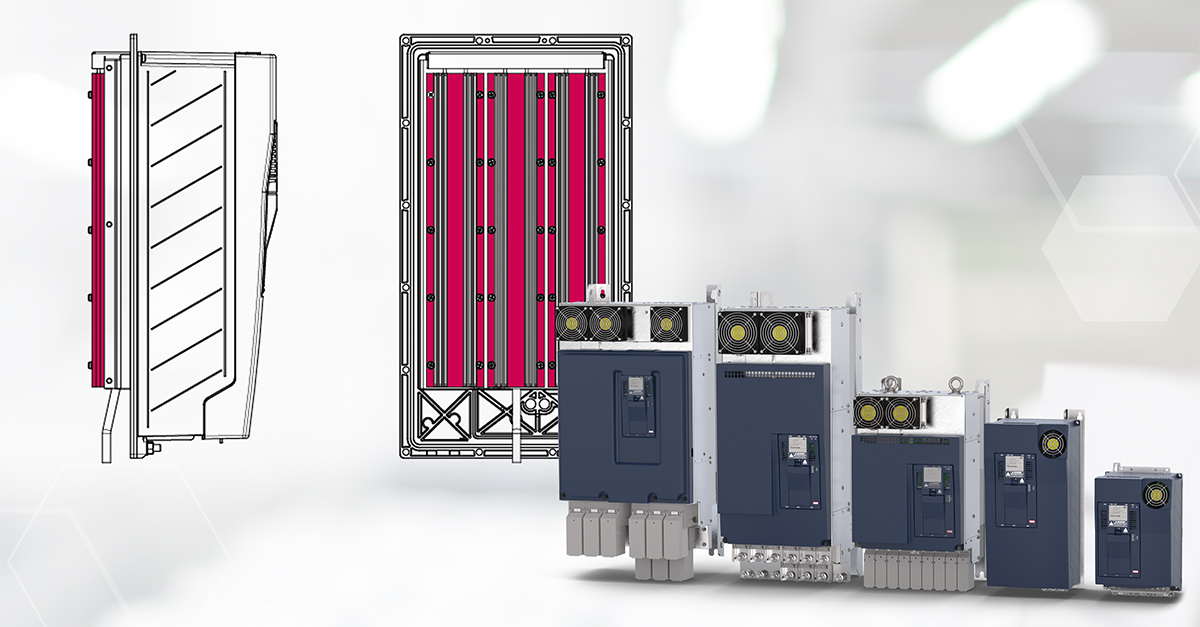 Sketch of braking resistors with real frequency inverters