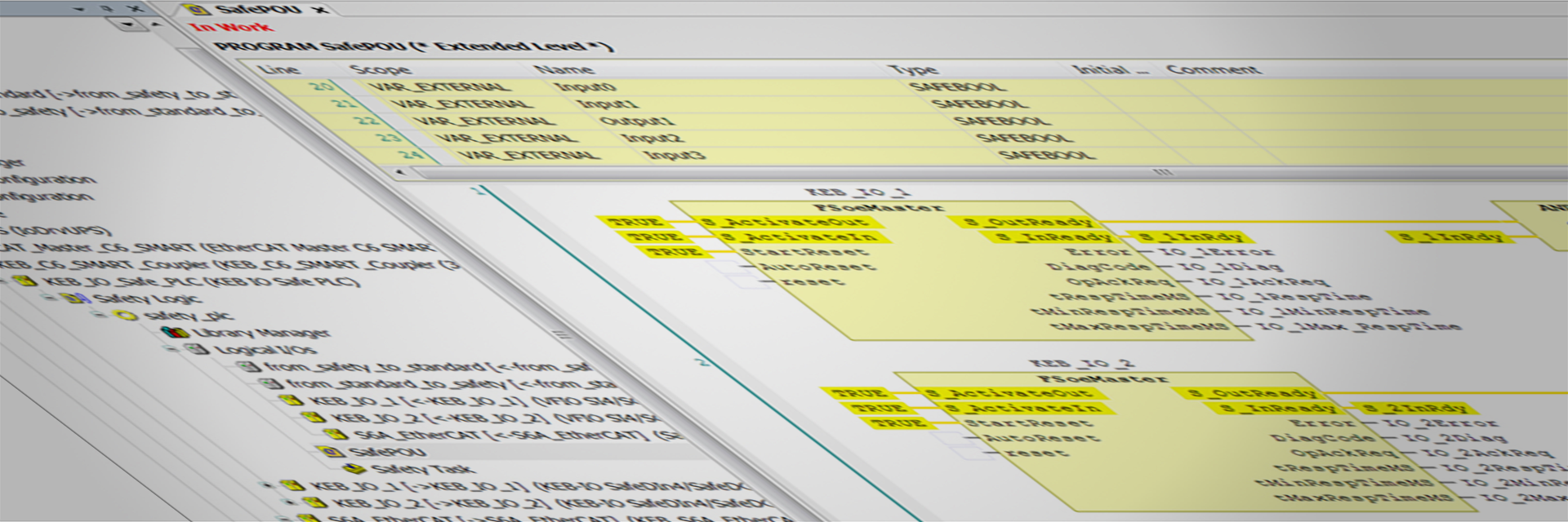 Screenshot des Software Tools COMBIVIS studio 6