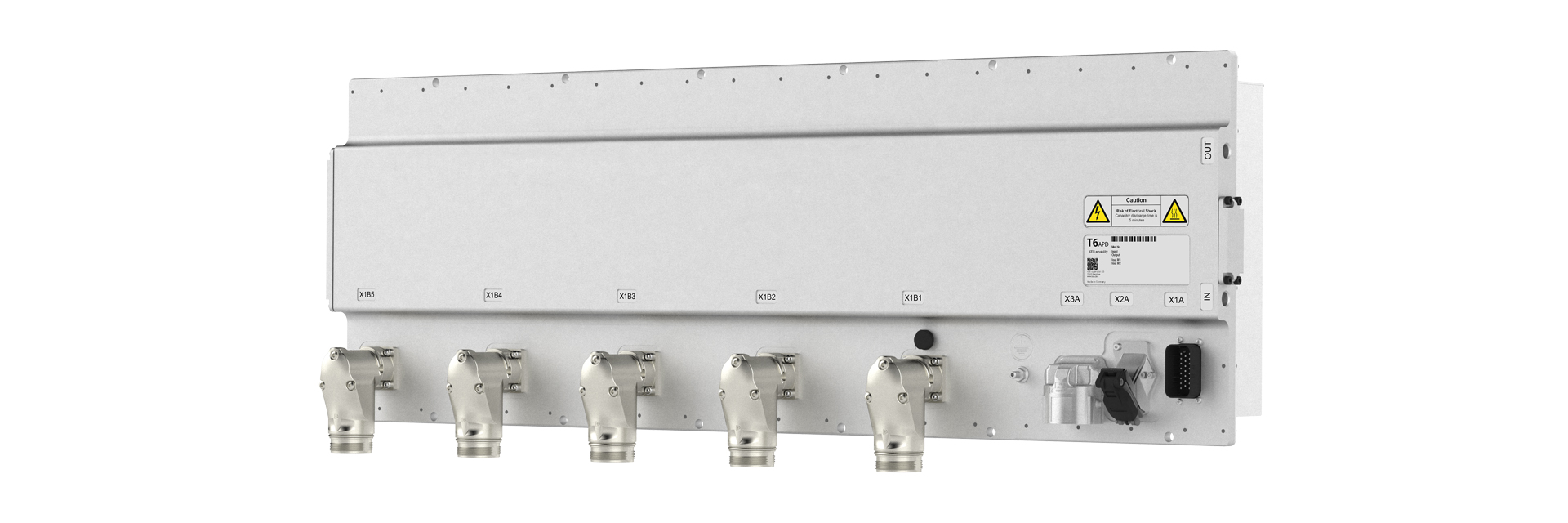 Modulares Wechselrichtersystem T6 APD in der Systemkonfiguration E – 5-IN-1